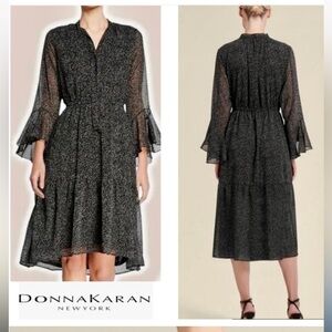 Donna Karen polka dot dress